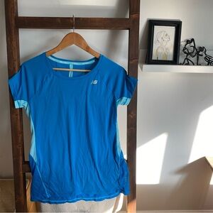 New Balance Women's Bright Blue Short Sleeve Tee